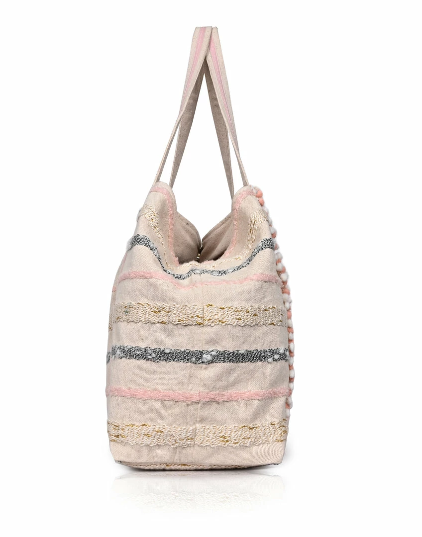 America & Beyond - Faire Vendor Rose Gold Tote By America & Beyond - Rose Gold