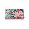 America & Beyond - Faire Vendor Jungle Flowers Clutch By America & Beyond - Pink Jungle Floral Accessories