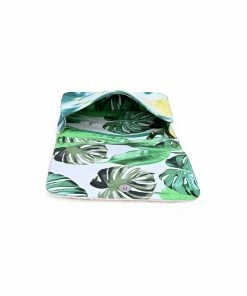America & Beyond - Faire Vendor Tropical Leaf Tie Dye Clutch America & Beyond - Palm Accessories