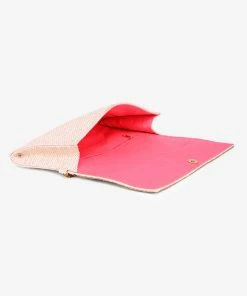 America & Beyond - Faire Vendor Natural Honey Bee Embellished Clutch By America & Beyond - Honey Bee