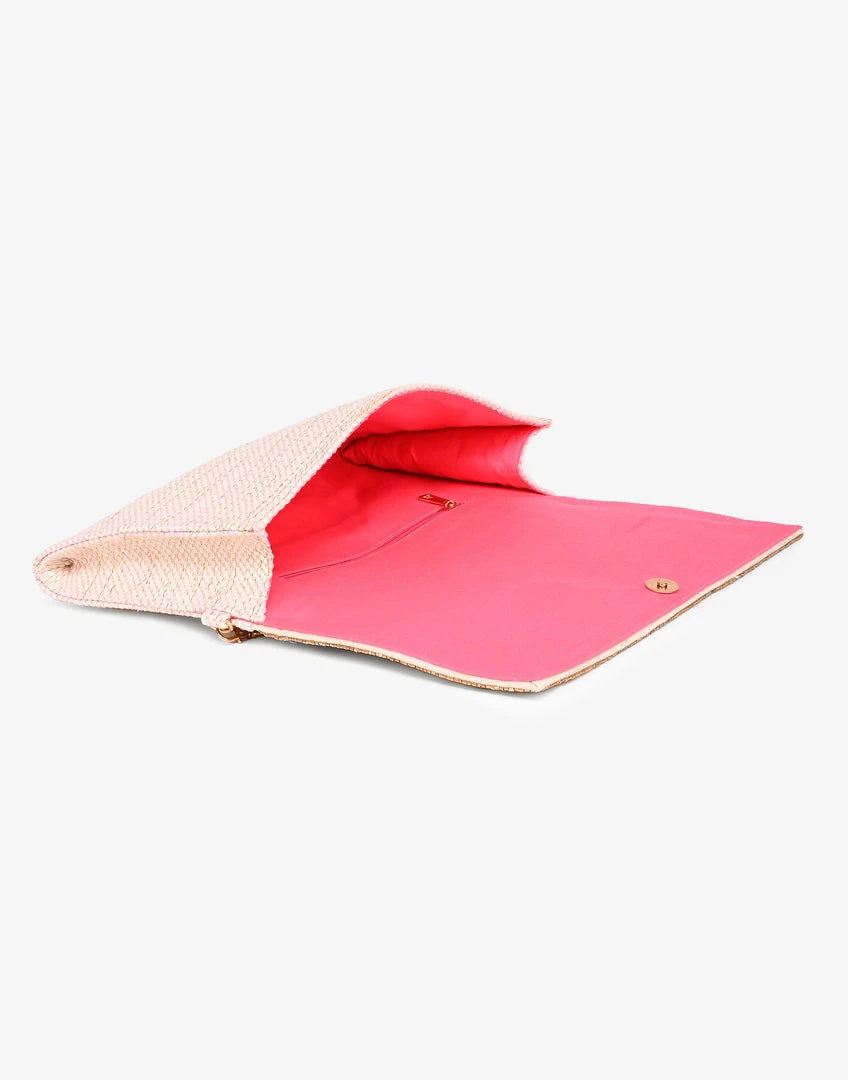 America & Beyond - Faire Vendor Natural Honey Bee Embellished Clutch By America & Beyond - Honey Bee