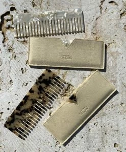 HoneyLux - Faire Vendor Acetate Detangling Comb By HoneyLux - Tortoise Shell