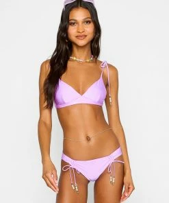 Beach Bunny Swimwear Keoni Full Bottom - Lavender