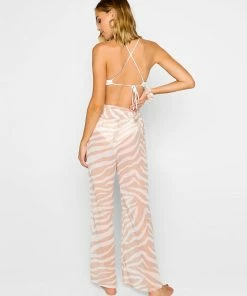Beach Bunny Swimwear Evelyn Pant - Nude/Ivory Cover Ups