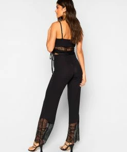 Beach Bunny Swimwear Rockie Pant - Black Clothing
