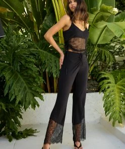 Beach Bunny Swimwear Rockie Pant - Black Clothing