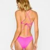 Beach Bunny Swimwear Angela Skimpy Bottom - Dragon Fruit
