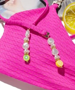 Beach Bunny Swimwear Astrid Bralette Top - Dragon Fruit