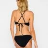 Beach Bunny Swimwear Keoni Full Bottom - Black Squiggle