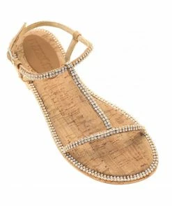 Mystique Aventura Sandals - Cork/Clear Bridal Bunny