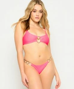 Beach Bunny Swimwear Lexi Love Tango Bottom - Popstar