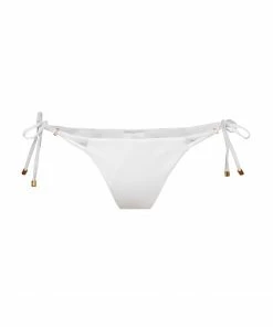 Beach Bunny Swimwear Piper Tie Side Bottom - White