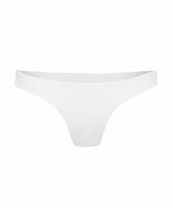 Beach Bunny Swimwear Chrissy Micro Tango Bottom - White