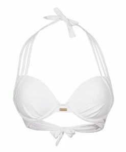 Beach Bunny Swimwear Kennedy Push Up Top - White