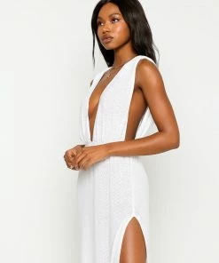 Beach Bunny Swimwear Annika Maxi Dress - White Best Sellers
