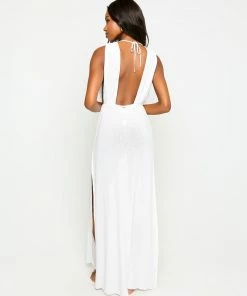 Beach Bunny Swimwear Annika Maxi Dress - White Best Sellers