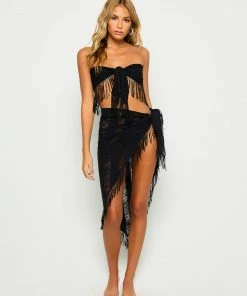 Beach Bunny Swimwear Haute Summer Top - Black Best Sellers