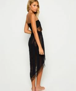 Beach Bunny Swimwear Best Sellers Haute Summer Long Pareo - Black