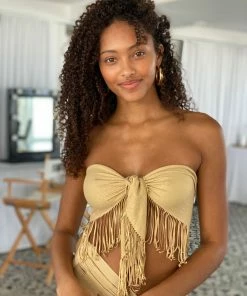 Beach Bunny Swimwear Haute Summer Top - Gold