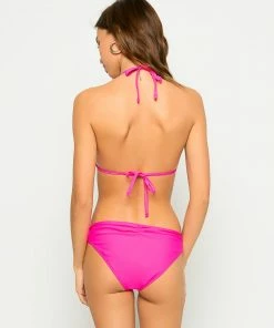 Beach Bunny Swimwear Kate Full Bottom - Neon Pink
