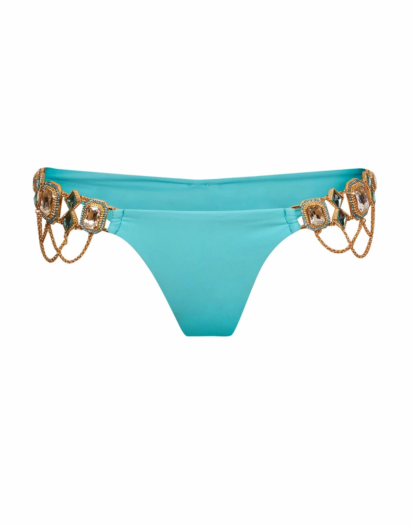 Beach Bunny Swimwear Jazmin Skimpy Bottom - Sky Blue