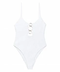 Beach Bunny Swimwear Katrina One Piece - White
