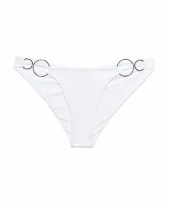 Beach Bunny Swimwear Nadia Midi Bottom - White