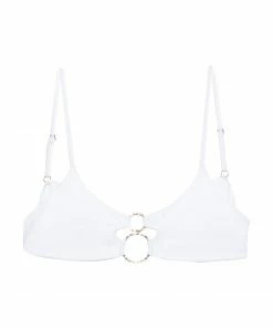 Beach Bunny Swimwear Lexi Bralette Top - White