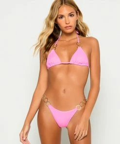 Beach Bunny Swimwear Nadia Triangle Top - Pink