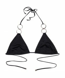 Beach Bunny Swimwear Nadia Triangle Top - Black