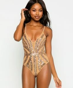 Beach Bunny Swimwear Jolie One Piece - Rose Gold