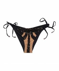 Beach Bunny Swimwear Jolie Tie Side Bottom - Black