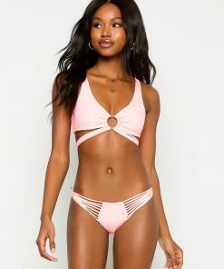 Beach Bunny Swimwear Indy Micro Tango Bottom - New Origami