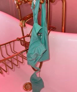 Beach Bunny Swimwear Austin Glitter Underwire Top - Seafoam