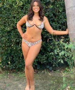 Beach Bunny Swimwear Austin Underwire Top - Multi Leopard
