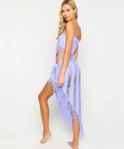Beach Bunny Swimwear Cover Ups Haute Summer Top - Lavender