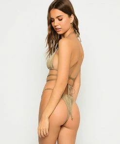 Beach Bunny Swimwear Brooklyn Triangle Top - Tortuga