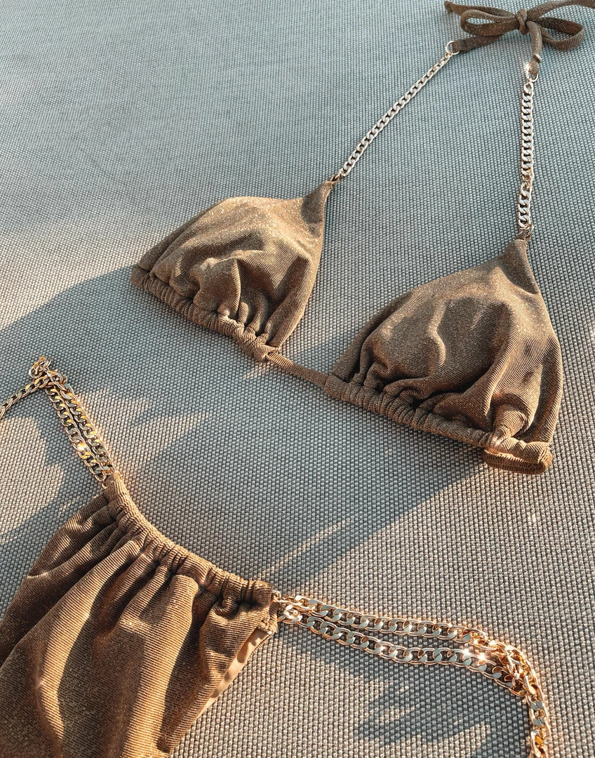 Beach Bunny Swimwear Brooklyn Triangle Top - Tortuga