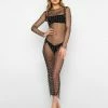 Beach Bunny Swimwear Best Sellers Champagne Nights Mesh Dress - New Black