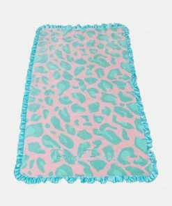 Beach Bunny Swimwear Animal Cherry Blossom Aqua Leopard Towel