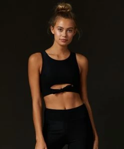 Audrey Wrap Top By California Kisses - Black