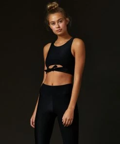 Audrey Wrap Top By California Kisses - Black