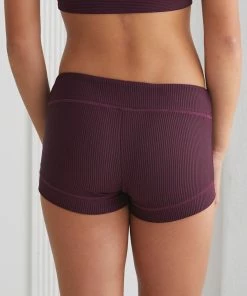 Bailey Short By California Kisses - Eggplant Clothing