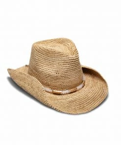 Accessories Chrysta Hat By Nikki Beach - Natural/Gold