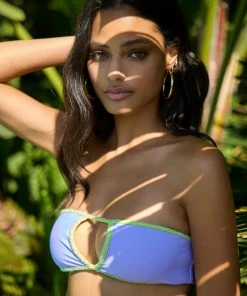 Beach Bunny Swimwear Ellie Bandeau Top - Lavender