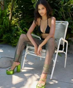 Beach Bunny Swimwear Cover Ups Rory Pant - Black