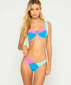 Beach Bunny Swimwear Sydney Tango Bottom - Blue/Soleil