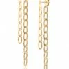 Sahira Jewelry Design - Faire Vendor Fígaro Double Chain Earrings By Sahira Jewelry Design - Gold Accessories