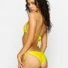 Beach Bunny Swimwear Hard Summer Tie Side Bottom - Amarillis Yellow