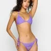 Beach Bunny Swimwear Hard Summer Triangle Top - Lavender
